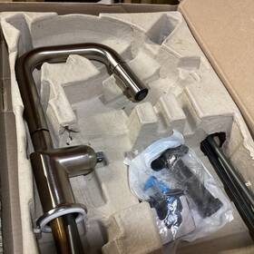 63965lf-sshlp Brizo 63965lf-sslhp Odin Pull-down Prep Faucet With Square Spout - Less Handle