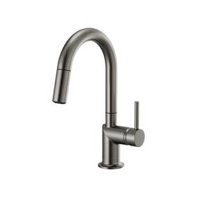Brizo 63975lf-lhp Odin Kitchen Faucet 1.8 Gpm Single Hole Pull Down Prep Bar Arc Spout