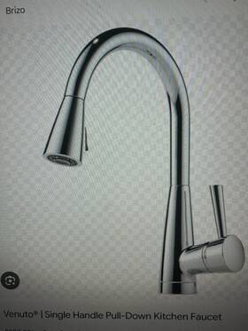 64070lf-pc Brizo Venuto Smarttouch Kitchen Faucet- Polished Chrome -