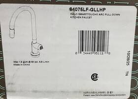 64075lf-gllhp Brizo Single Hole Pull Down Kitchen Fauce - Luxe Gold Read