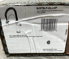 64375lf-gllhp Brizo Odin 1.8 Gpm Semi-professional Kitchen Faucet Gold Read