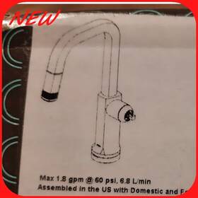 64907lf-sslhp-l Brizo Kintsu Smarttouch Pull-down Prep Faucet With Square Spout R12