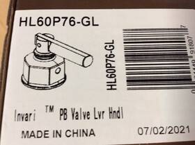 Hl60p76-gl Brizo Hl60p76 Invari Pressure Balance Valve Trim Lever Handle Luxe Gold New