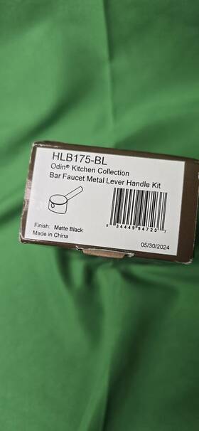 Hlb175-bl Brizo Odin Bar Faucet Lever Handle - Matte Black