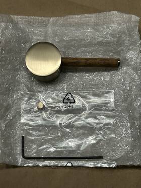 Hlk177-glwd Brizo Odin Pull-down Kitchen Faucet Gold/wood Accent Lever