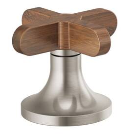 Hx5373-bnwd Brizo Widespread Lavatory Low Cross Handles Brushed Nickel 2b