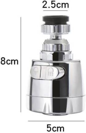 Efau67a87 Bruggex 2 X Rotating 360 Faucet Movable Kitchen Tap Head Water Saving Nozzle Sprayer