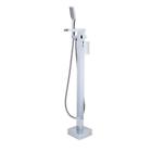 Bt9121 Phasat Brass Waterfall Floor Standing Bathtub Faucet Freestanding Tub Filler