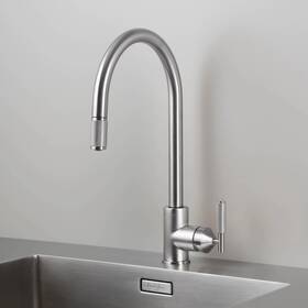 Nkt-071676 Buster Punch Kitchen Faucet Pull-out Mixer Cross Steel New