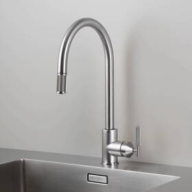 Nkt-071680 Buster Punch Kitchen Faucet Pull-out Mixer Linear Steel New