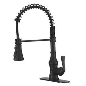 3spray Bwe 850031563667 Kitchen Faucet 9 Inch Single-handle Pull-down Sprayer High Arc Matte Black