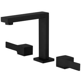 A-916448-b Bwe 8 Inch Widespread Double Handle High-arc Bathroom Faucet Water-saving With Drain