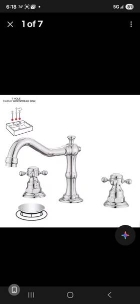 A-916452-n-4 Bwe 8 Inch Widespread 2-handle 3-hole Bathroom Faucet Nickel