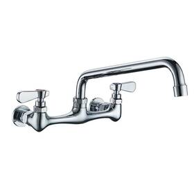 A-94253 Bwe 2-handle Wall Mount Kitchen Faucet With 8 Inch Swivel Spout Center In