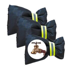 Caigaic 784015411364 3 Pack Outdoor Faucet Covers For Winter 8.4 Inch X6.8 Hose Bib