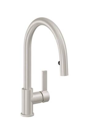 K01-102-fb-sn California Faucets Pull-down Kitchen Faucet-ultra Stainless Steel