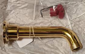 Ts-30k-30-pbu California Faucets Ts-30k-30 Wall Tub Spout - Knurled Tip Polished Brass Unc