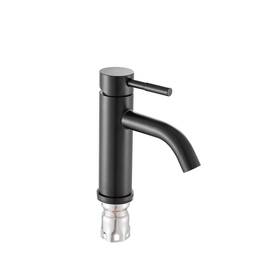 Lb18011 Cartisan Design 739761031830 Modern Vanity Single-hole Faucet Matte Black