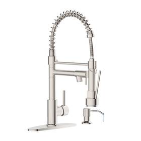Kf2101n Casavilla Kitchen Faucet With Soap Dispenser Single Handle For Camper Farmhouse Rv