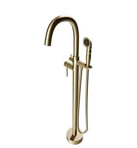 Cb-f04-bg-j0806 Castello Tub Filler Neptune With Breeze Handheld Shower In Gold Bronze Silver Usa