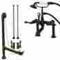 Cc103t5system Cc103t5 Clawfoot Faucet Drain Supply Lines Stops Kingston Brass Oil Rubbed Bronze Deck Mount Tub W Supplies 719926150545