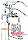 Cck1010t1d Kingston Brass Tm Clawfoot Tub Faucet Supply Lines Drain Valves