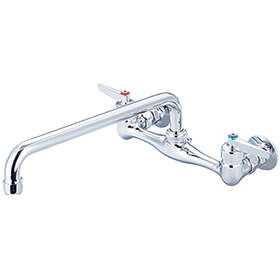 0047-ule3 Central Brass 1.5 Gpm Wall Mounted Bridge - Chrome