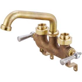 Central Brass 763439016126 470 Two-handle Laundry Faucet Commercial Quality Wall Mount Eas