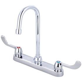 80122-els17 Central Brass 1.5 Gpm Bridge Kitchen - Chrome