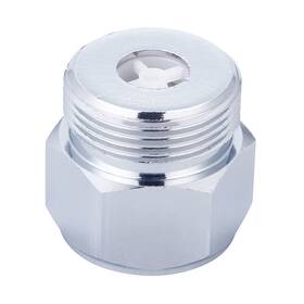 Cs-42015 Central Brass Chrome Hose Adapter With Check Valve
