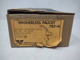 782-a Central Brass Mfg. Co. Missing Aerator Portable Dishwasher Facuet 1/2 Inch Nps