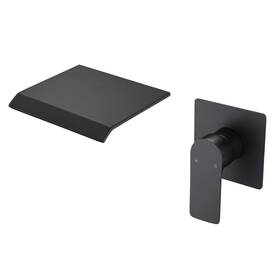 Cerypsainc 787188908761 Cerypsa Wall Mount Bathtub Faucet Waterfall Tub Filler Matte Black