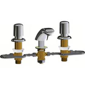 Chicago Faucet 404-hz765abcp Handle-operated Deck Manual Metal
