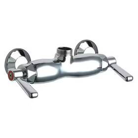 445-lesaab Chicago Faucet Manual Sink 3 Inch - 8-3/8 Mount Chrome Plated