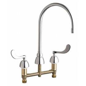 786-gn8ae73abcp Chicago Faucet Manual 8 Inch Mount Commercial 3 Hole Gooseneck