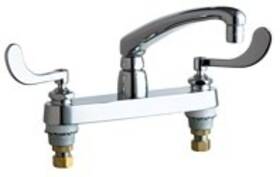 1100-e35-317abcp Chicago Faucets 1100-e35-317ab Commercial Grade Kitchen Faucet - Chrome
