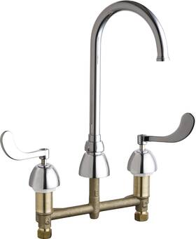 Chicago Faucets 786-gn2fcxkabcp 786-gn2fcxkab Commercial Grade High Arch Kitchen - Chrome