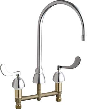 786-gn8ae3abcp Chicago Faucets 786-gn8ae3ab Commercial Grade High Arch Kitchen - Chrome