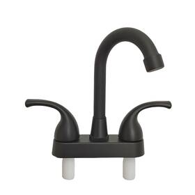 Choupijiang Cpj-us-hy009648-black Rv Bathroom Faucet Sink Replacement With Two Handle-4 Inch Main B