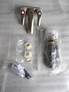 Ca42211bn Cleveland Faucets Moen Baystone Two-handle Bathroom Faucet Brushed Nickel
