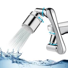 Efa-202404-ce Clinfaster 1080 Swivel Faucet Extender 360 Robotic Arm Aerator 2 Mode