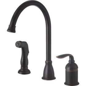 191-6616 Cmi Majestic Single Handle Standard Kitchen Faucet In Oil Rubbed Bronze