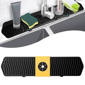 Cobete 24 5.61 Kitchen Sink Splash Guard 24in Faucet Mat Catcher Handle Drip