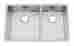 Cpuz3219d1010 Artisan Chef Pro Zero-radius 16 Gauge Double Bowl Sink 639713645095