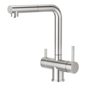 109362cp-us Crea 3 Way Kitchen Faucet With Pull Down Sprayer And Water Filter Built-in Dr Inch