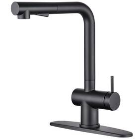 110235bk Crea Black Kitchen Faucets With Put Out Sprayer Stainless Steel Rv Faucet Commercial