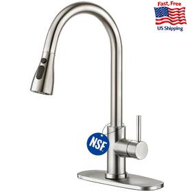 B0d6w4fz54 Crea Pull Down Kitchen Faucet Sprayer Brushed Nickel 3 Modes Stainless Steel