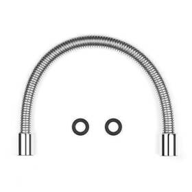 Cwm 778992623490 Stainless Steel Hose Flexible Metal 18.5 Inch For Commercial Pre Rinse Kitchen