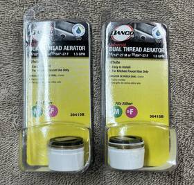 36415b Danco Universal Dual Thread Aerator - White Lot Of 2