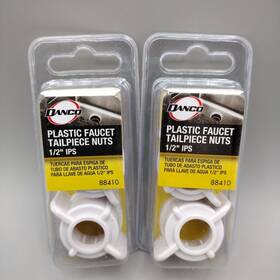 88410 Danco Lot Of 2 Packs Plastic Faucet Tailpiece Nuts 1/2 Inch Ips- 4